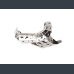 Skid plate with exhaust pipe guard for Beta RR200 2020-2024